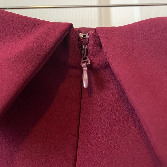 Lulu’s Enchanting Romantic Burgundy Off-the-Shoulder Maxi Dress - Picture 5 of 7